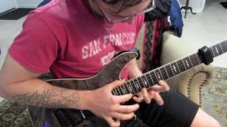 Rings of Saturn  Inadequate Guitar Solo Cover [upl. by Sylvester]