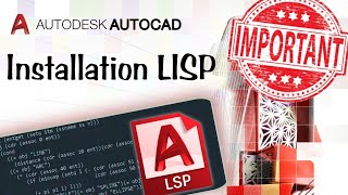 Comment installer AutoLisp dans AutoCAD  AutoCAD free  AutoCAD drawing [upl. by Pincas684]