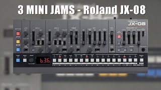 Roland Boutique JX08  Mega Impressed  3 MiniJams Sounds Fantastic  Espen Kraft Review Unfair [upl. by Annat]