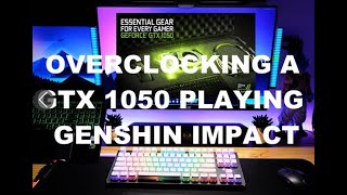 Overclocking GTX 1050 laptop with an i77700HQ [upl. by Elliven]