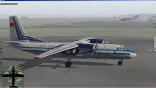 Xplane  Felis  АН 24 An 24  Полет по РСБН  ULAA  ULMM [upl. by Monroy]