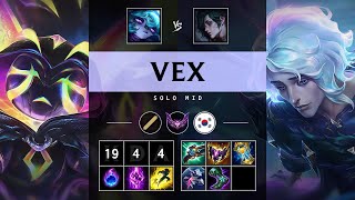 Vex Mid vs Hwei Quadra Kill Dominating  KR Master Patch 1417 [upl. by Anahsat]