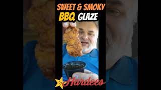 FAT Fella vs Sweet Smoky BBQ Glaze Chicken Tenders at Hardees [upl. by Llirrem404]