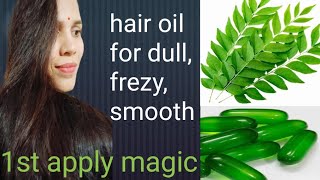 How to apply hair oil for long silky smooth hair  Hair growth magic hair oil for everyone [upl. by Clim]