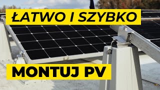 SZYBKI PROSTY i UNIWERSALNY system balastowy do montażu PV [upl. by Ahsihat]