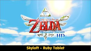 The Legend of Zelda Skyward Sword  Skyloft  Ruby Tablet  13 [upl. by Demmy]