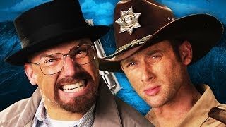 Rick Grimes vs Walter White Epic Rap Battles of History [upl. by Arron]