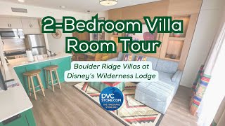 DVC Store  2Bedroom Villa Tour Boulder Ridge Villas at Disneys Wilderness Lodge [upl. by Atiral]