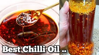 Homemade Chilli Oil ‼️The Best amp Easiest Chilli Oil Recipe Ever‼️ Chinese Chili Oil Sauce [upl. by Eelek549]