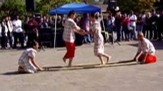 Tinikling Performed by Samahan During Fall 2002 Club Day [upl. by Oralie252]