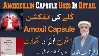 Amoxicillin 500mg Capsule  Amoxycillin Capsules ip 500mg  Amoxil Capsule Uses In Urdu  Mox 500mg [upl. by Armil]