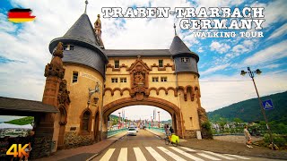 TrabenTrarbach Germany  Walking Tour 4K  Wine heritage 19thcentury architecture [upl. by Ime]