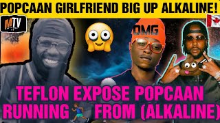 Popcaan Running From Alkaline Say Teflon [upl. by Aihset]