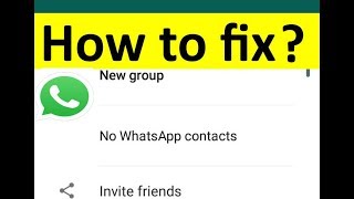 Fix WhatsApp Contacts Not ShowingNo Whatsapp Contact Names Error On Android Devices [upl. by Lula]