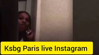 Ksbg Paris shot live on Instagram full video [upl. by Cutter]