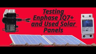 Solar Panels and Energy Meter Testing [upl. by Luciano]