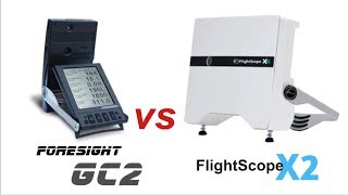 Foresight GC2 vs FlightScope X2outdoor test [upl. by Eseuqcaj246]