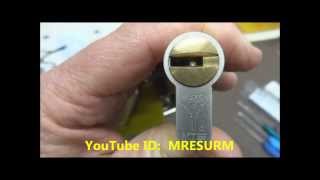 168 How to Bypass Euro Thumb turn Cylinders Protect Yourself [upl. by Neala]