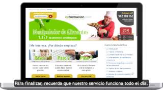 Carnet de Manipulador de Alimentos  Cómo hacer el curso online [upl. by Malet430]