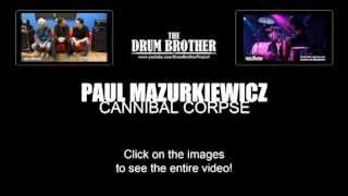 Paul Mazurkiewicz live with Cannibal Corpse  MENU [upl. by Erle]