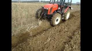 ZETOR 6340 amp 2x16 oranje ploughing [upl. by Rebmac421]