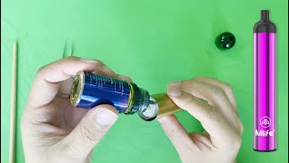 Disposable vape oil filling tutorial [upl. by Christos]