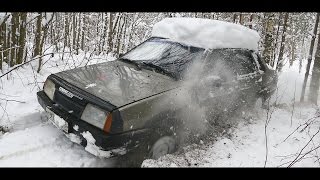 Offroad тест ВАЗ 2109 на цепных браслетах [upl. by Geiger]