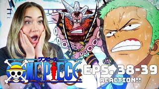 ARLONGS PARK BATTLE FIRST TIME WATCHING ONE PIECE Episodes 38 amp 39 REACTION [upl. by Nedrah850]