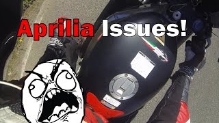 Aprilia RS 125 Issues Little maintenance vlog [upl. by Lecram397]