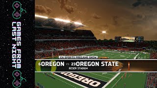 Oregon vs Oregon State  2024 Season  EA Sports NCAA Football 14 Exhibition Game [upl. by Sheeb425]