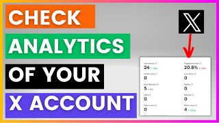 How To Check Twitter Analytics in 2024 Check X Profile Analytics [upl. by Ferna286]