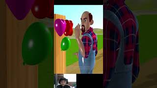 Scary Teacher 3D vs Squid Game Balloon Puncture Challenge and Get a Surprising Friend shortsvideo [upl. by Clayborne356]