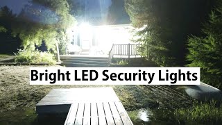 ✅ 50w LED Directional Outdoor Flood Light Install Review amp Comparison [upl. by Adrea]