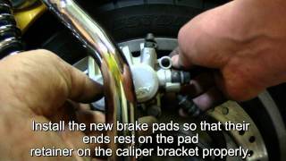 Valkyrie Rear Brake Pad Replacementmp4 [upl. by Silma]