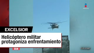 Helicóptero de la Marina se enfrenta a balazos con un convoy armado en Sinaloa [upl. by Yssis]