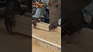 How to butt joint two boards together using glue and a brad nailer Woodworking  woodworker [upl. by Hirasuna]