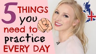 5 things to practice every day to improve your English communication skills [upl. by Javier]