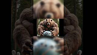 quotGrizzly Bear Bite Powerful Enough to Crush a Bowling Ballquotshorts animals facts [upl. by Mullins394]