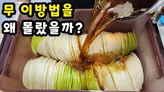 💚제발 무로 깍두기만 하지마세요 무에 딱 한가지만 넣으세요한통 가득 만들어도 남아나질 않습니다 [upl. by Radack]