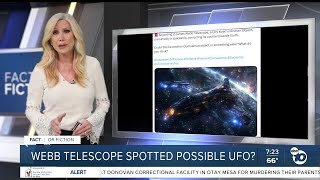 Fact or Fiction Webb telescope spotted possible UFO [upl. by Kcirdef]