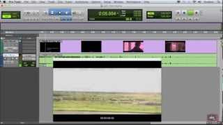 Pro Tools 10 Tutorial  Working with FilmVideo Pt1  Importing [upl. by Eilram]