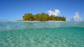 Rarotonga Rangiroa Tuamotu with polynesian music HD [upl. by Kristoforo]