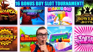 16 TEAM HACKSAW SLOTS BONUS BUY TOURNAMENT WINNER TAKE ALL DISCORD FOR REWARDS [upl. by Salokin]