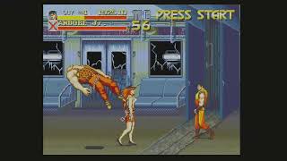 Final Fight CD MegaCD US full playthrough TWITCH REPLAY MIC ON ENFR [upl. by Nagek]