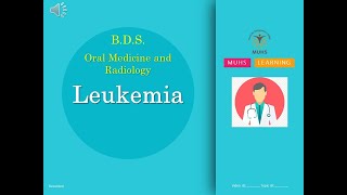 Leukemia  Oral Medicine and Radiology  BDS  00842  PPT Only [upl. by Ahsatam]