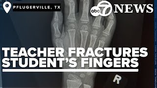 Pflugerville teacher accused of fracturing students fingers [upl. by Snilloc]