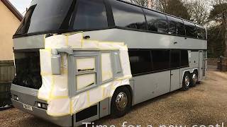 Neoplan Skyliner Motorhome  The build commences [upl. by Nalani]