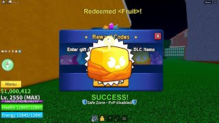 ALL NEW WORKING FRUIT CODES ON BLOX FRUITS IN MAY 2024 ROBLOX [upl. by Ahsinar]