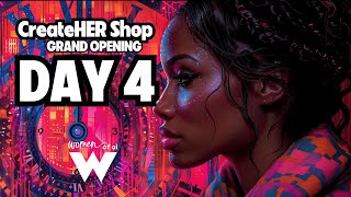 Day 4  CreateHER Shop Launch Week [upl. by Adnovaj920]