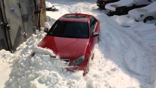 Mercedes C300 4Matic winter action [upl. by Eseneg]